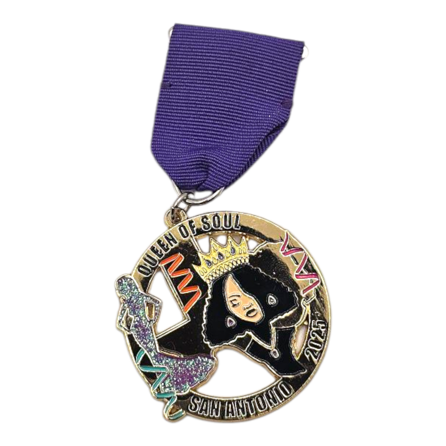 2025 Queen of Soul Fiesta Medal