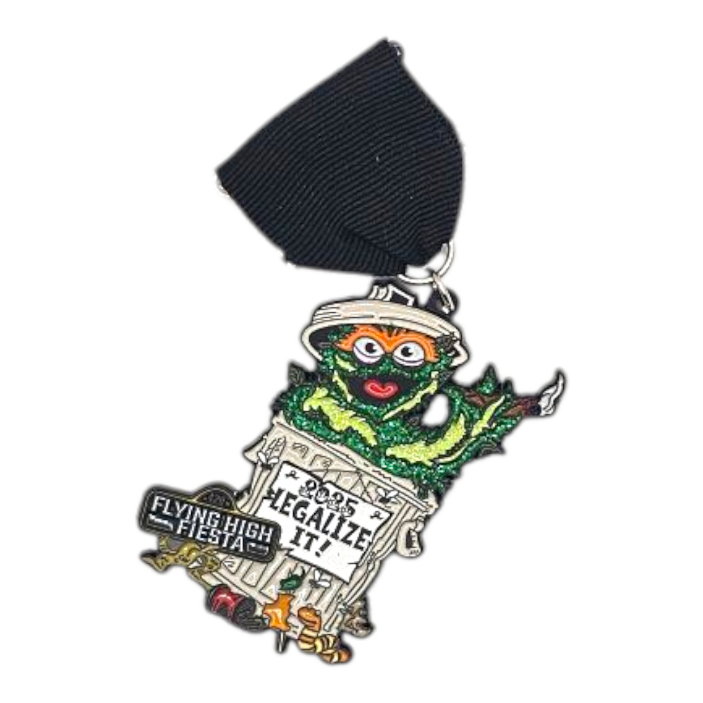 2025 Legalize It Oscar the Grouch Flying High Fiesta Medal