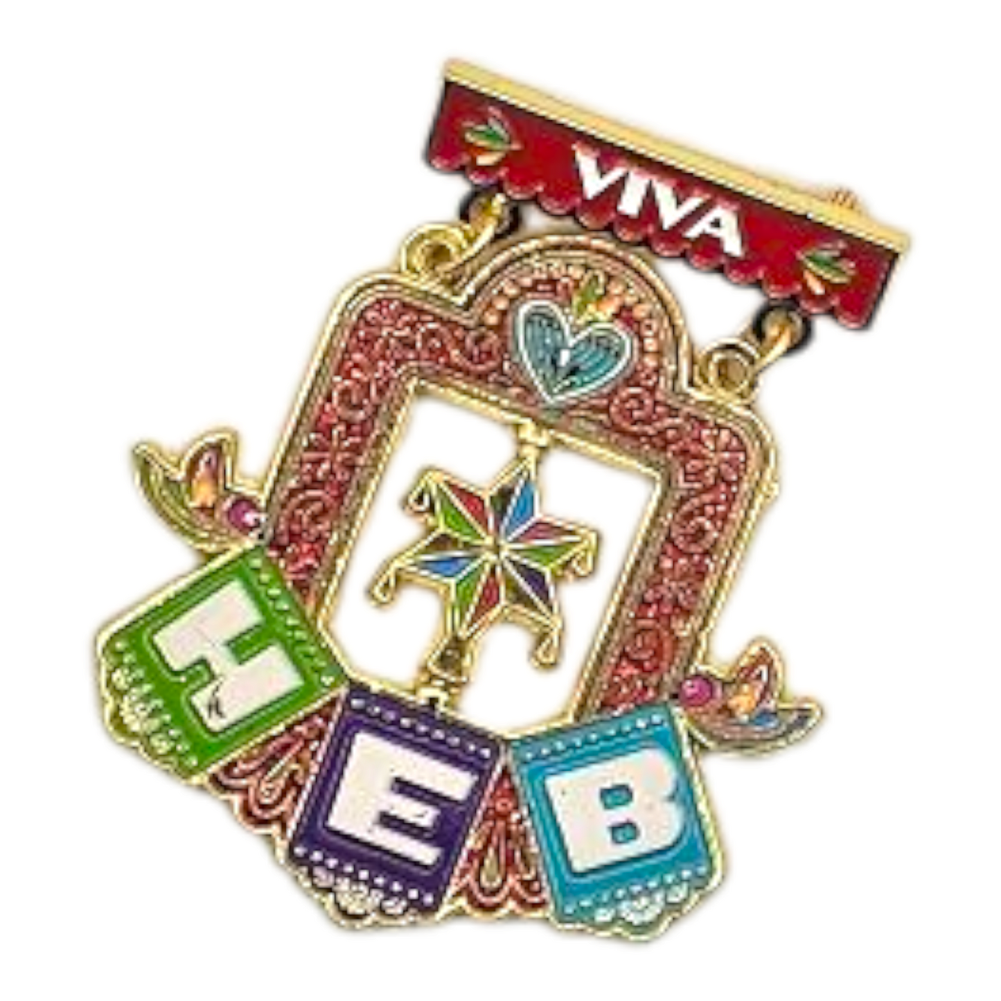 0 HEB Spinner Pinata Arch Viva Fiesta Medal