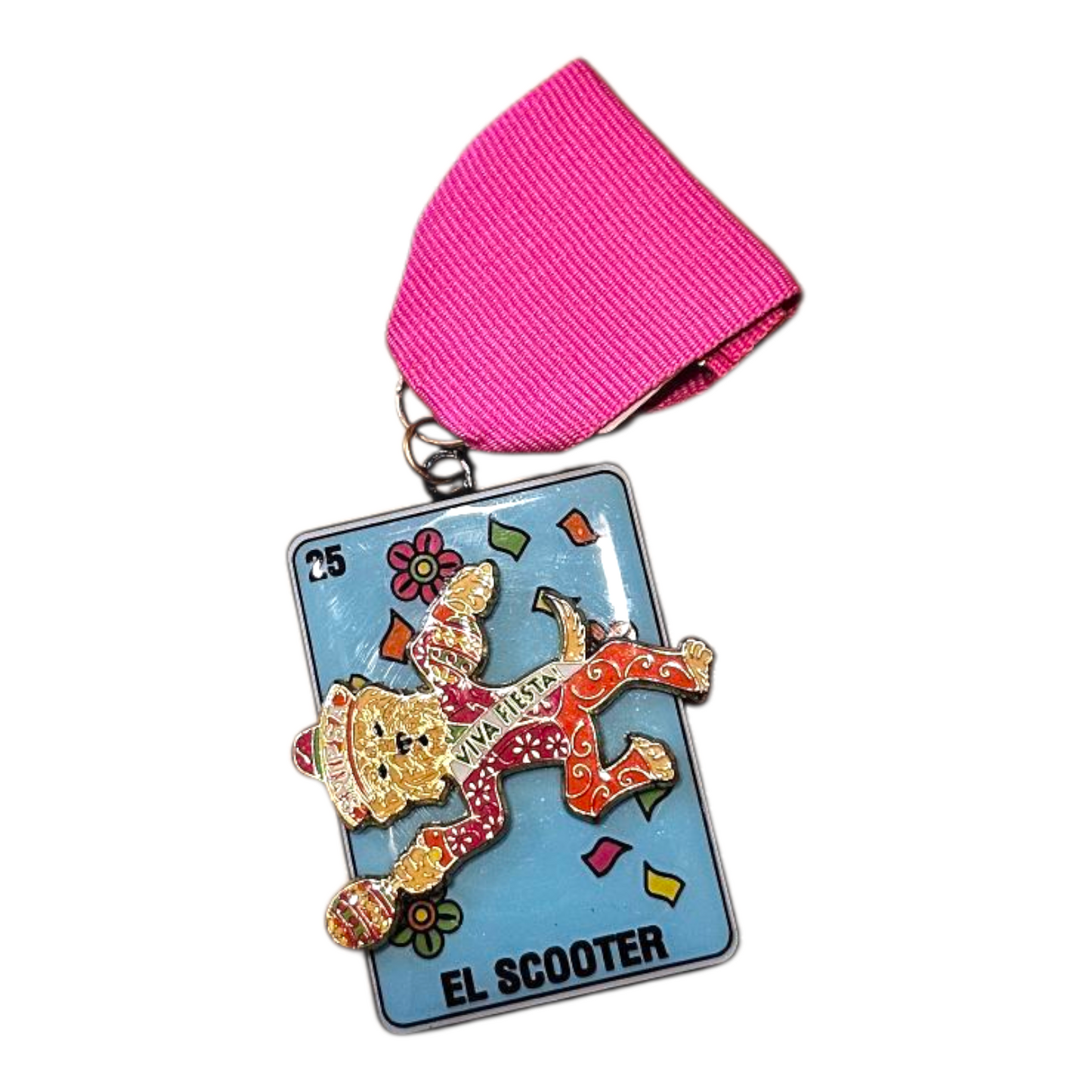 2025 El Scooter Snipsa Dancing Dog Fiesta Medal