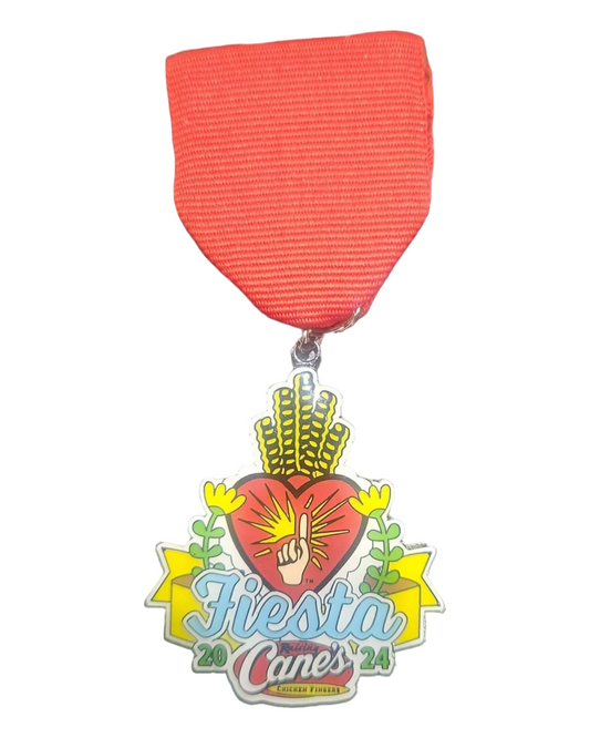 2024 Cane's "Heart Fries" Fiesta Medal