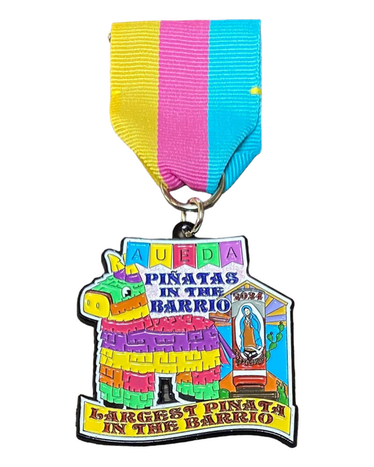 2024 Piñatas in the Barrio "Large Piñata" Fiesta Medal