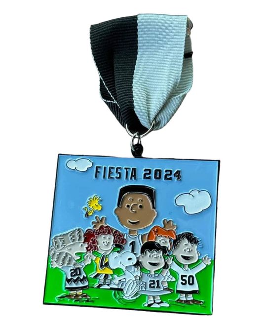 2024 Peanuts "Cheering" Gang Fiesta Medal