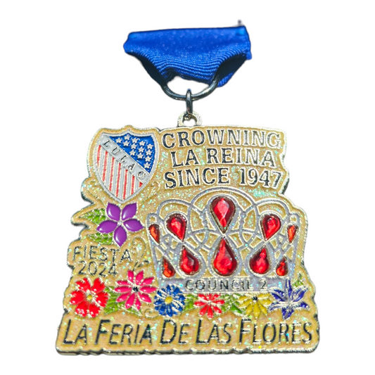 2024 Lulac Council #2 "La Reina" Fiesta Medal