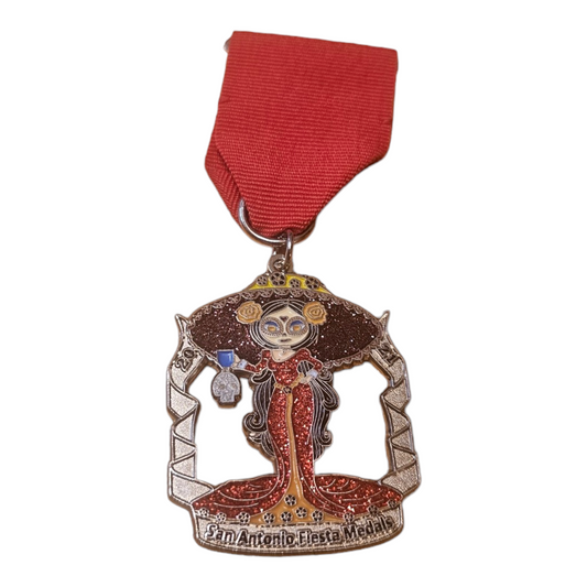 2021 "LA Muerte" Book of Life San Antonio Fiesta Medals