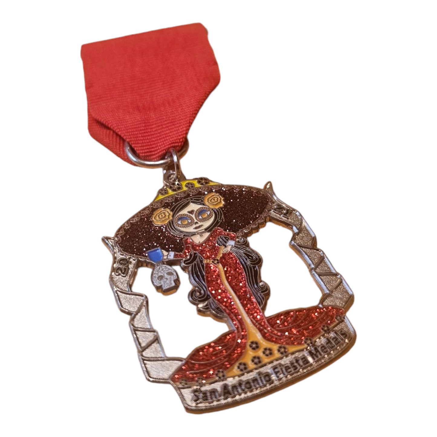 2021 "LA Muerte" Book of Life San Antonio Fiesta Medals