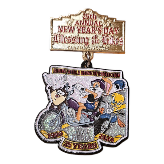 2024 Blessing of the Bikes "Lola Bunny Taz Tweety Harley" Fiesta Medal