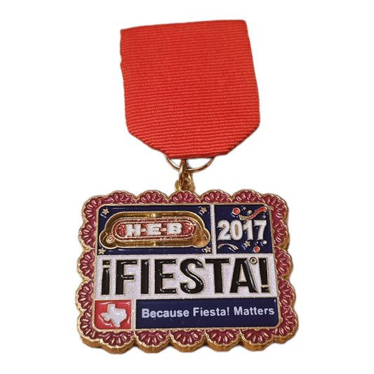 2017 HEB "Nametag Fiesta" Fiesta Medal