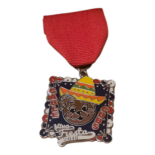 2018 Cable Cubs "Sombrero Bear" Fiesta Medal