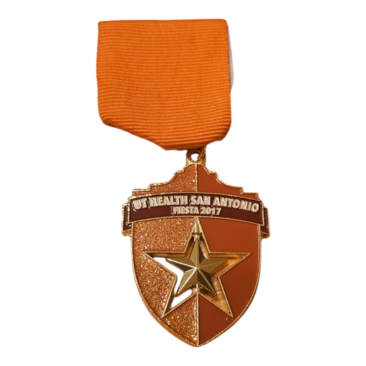2017 UT Health SA "Star Spinner Shield" Fiesta Medal