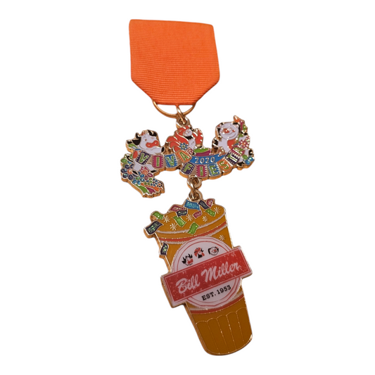 2020 Bill Miller Bar-B-Q "Confetti Tea" Fiesta Medal