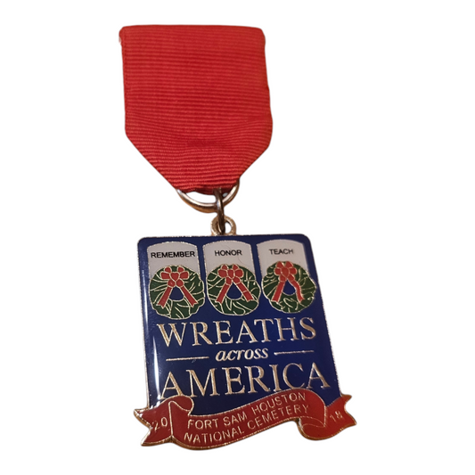 2018 Wreaths Across America "3 wreaths" Fiesta Medal
