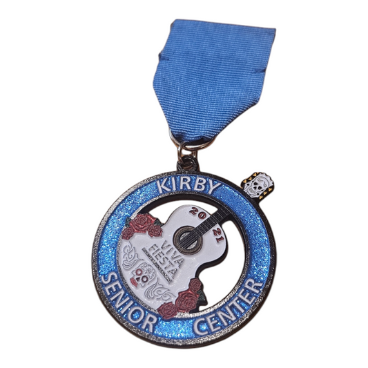 2021 Kirby Senior Center "Flower Guitar" Fiesta Medal