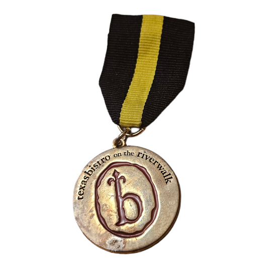 0 Texas Bistro "B Seal Stamp" Fiesta Medal
