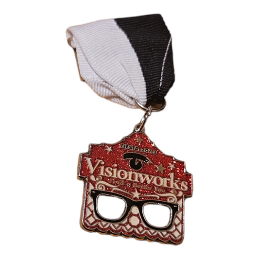 2013 Visionworks "Black Glasses Alamo Flag" Fiesta Medal