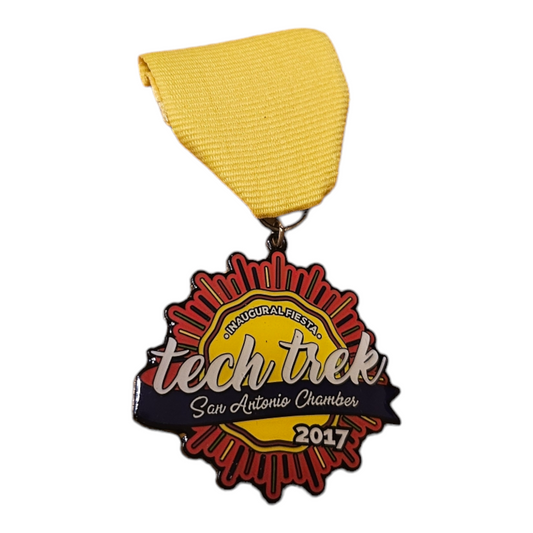 2017 San Antonio Chamber  "Tech Trek" Fiesta Medal
