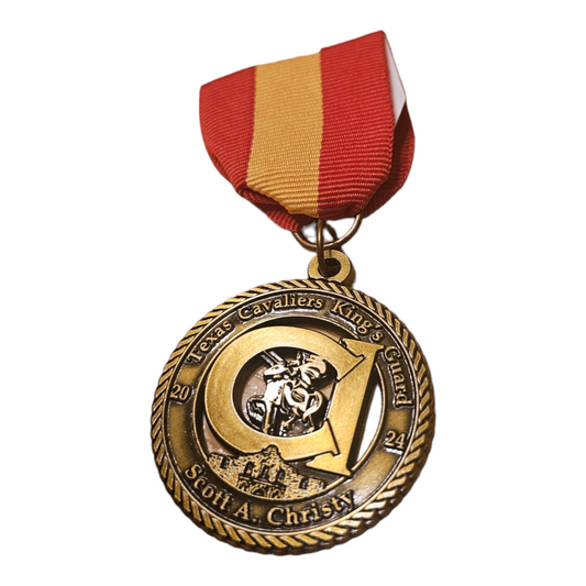 2024 Texas Cavaliers "Scott Christy" Fiesta Medal