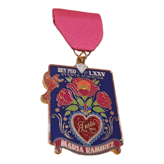 2024 Rey Feo Events Minister "Maria Ramirez" Fiesta Medal