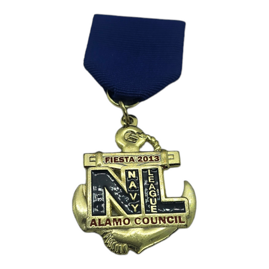 2013 Navy League Alamo Council "Anchor" Fiesta Medal