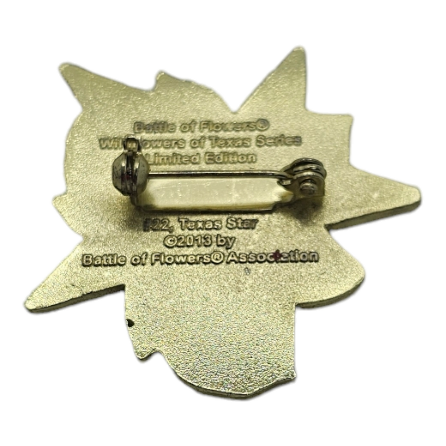 2013 Battle of Flowers "Flower" Pin