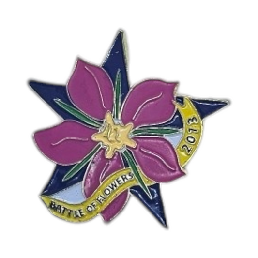 2013 Battle of Flowers "Flower" Pin