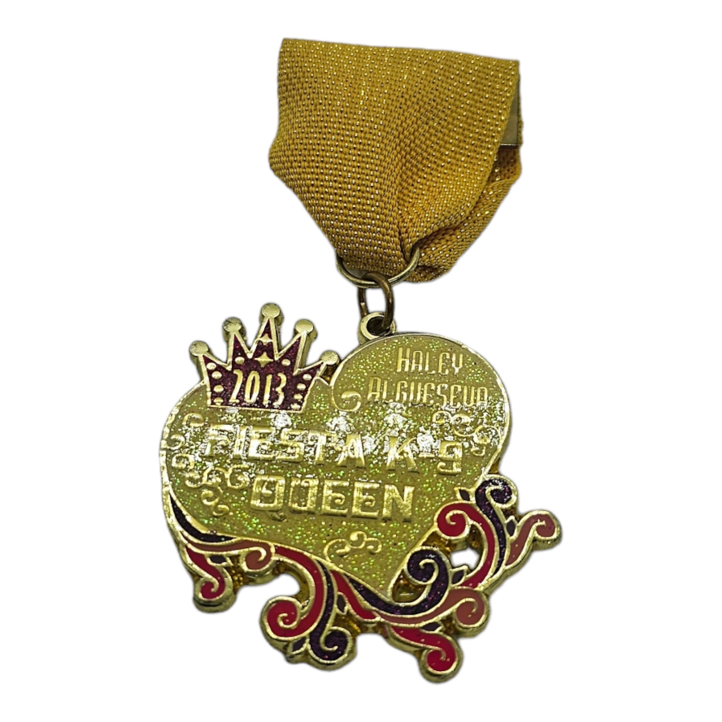 2013 Fiesta K9 Queen Haley Algueseva "Heart Crown" Fiesta Medal