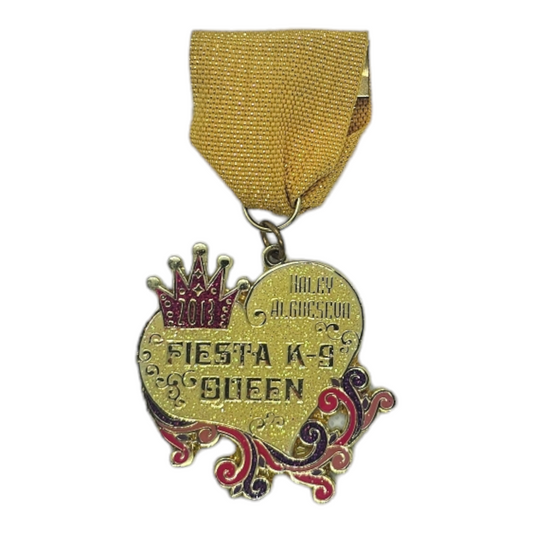 2013 Fiesta K9 Queen Haley Algueseva "Heart Crown" Fiesta Medal