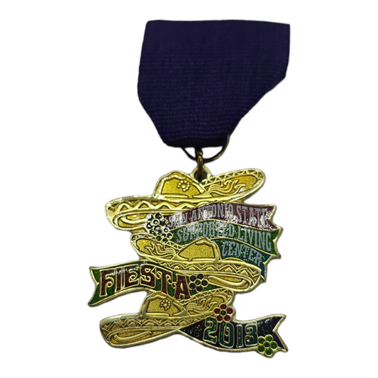 2013 San Antonio Supported Living Center "Sombreros" Fiesta Medal
