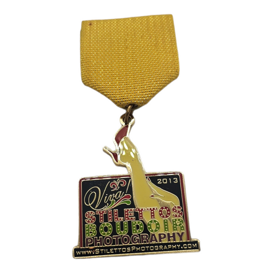 2013 Stilettos Boudoir Photography "Sexy Leg" Fiesta Medal