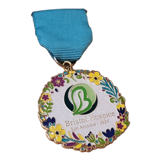 2024 Bristol Hospice "Flower Coin" Fiesta Medal