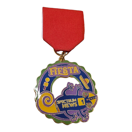 0 Spectrum News 1 "Lizard" Fiesta Medal