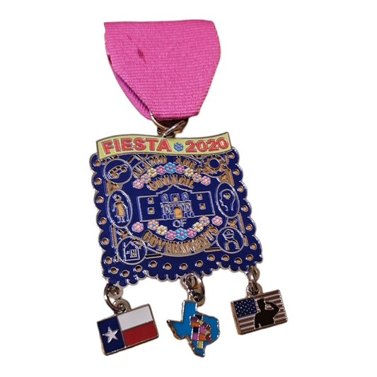 2020 AACOG "Fiesta Flag Dangle" Fiesta Medal