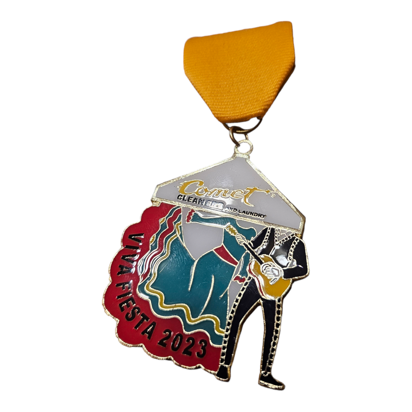 2023 Comet Cleaners "Dancing Clothes" Fiesta Medal