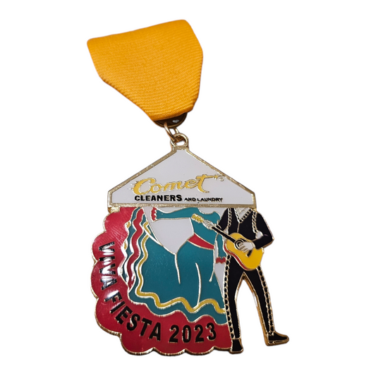 2023 Comet Cleaners "Dancing Clothes" Fiesta Medal
