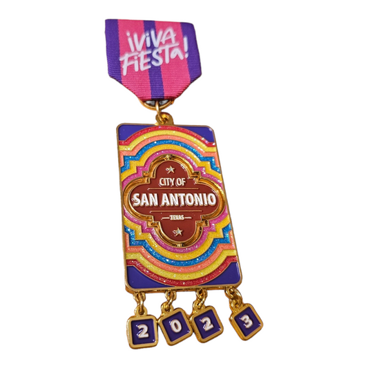 2023 City of San Antonio "spinner" Fiesta Medal