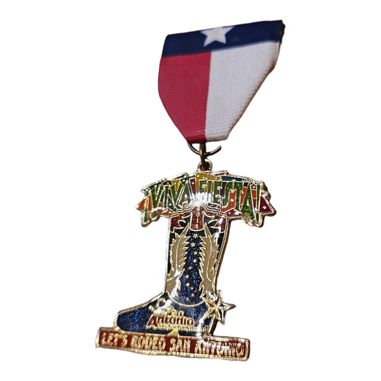 2014 SA Rodeo "Boot" Fiesta Medal