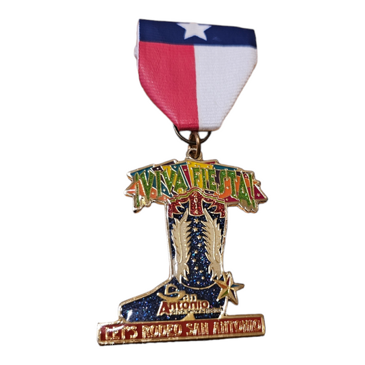 2014 SA Rodeo "Boot" Fiesta Medal