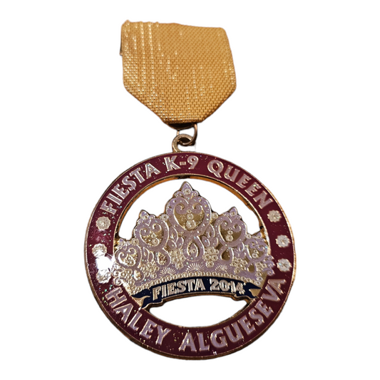 2014 Fiesta K-9 Queen "Crown" Fiesta Medal