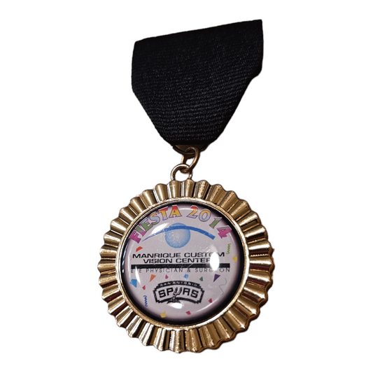2014 Manrique Custom Vison Center "Spurs" Fiesta Medal