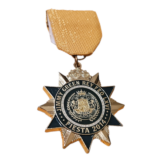 2014 Jimmy Green Rey Feo "Seal" Fiesta Medal
