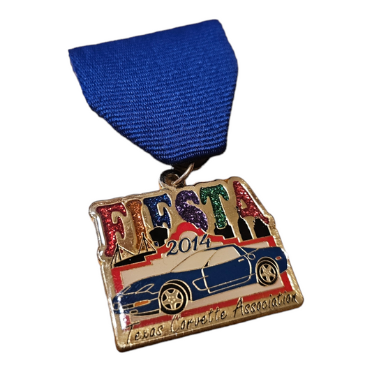 2014 Texas Corvette Association "2004 Corvette" Fiesta Medal