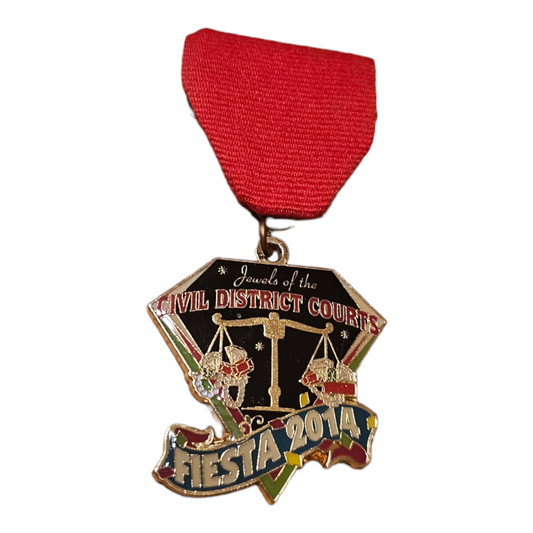 2014 Civil District Courts "Diamond Balance" Fiesta Medal
