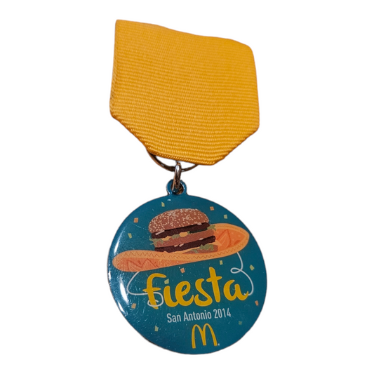 2014 McDonalds "Burger Sombrero" Fiesta Medal