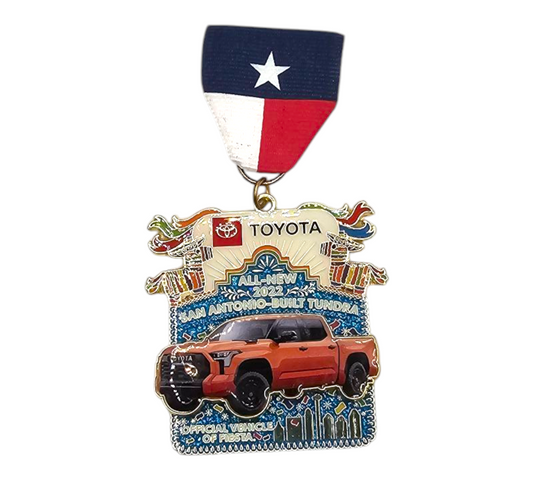 2022 Toyota Tundra Official Vehicle of Fiesta Medal