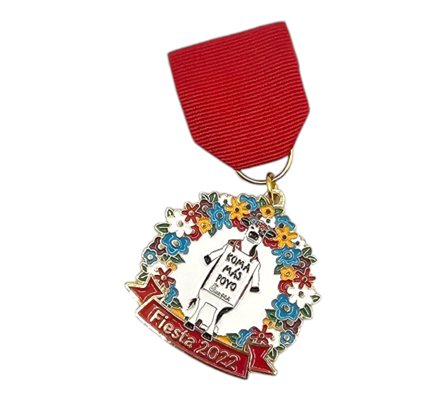 2022 Chick-fil-a Como mas Pollo Fiesta Medal