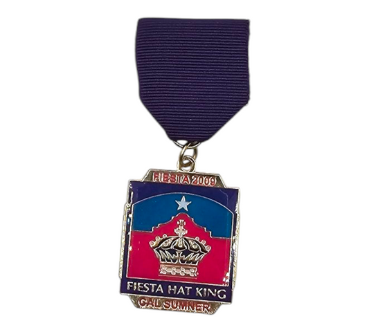 2009 Fiesta Hat King Cal Sumner Fiesta Medal