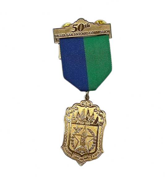 2009 Fiesta San Antonio Commission 50th Shield Fiesta Medal