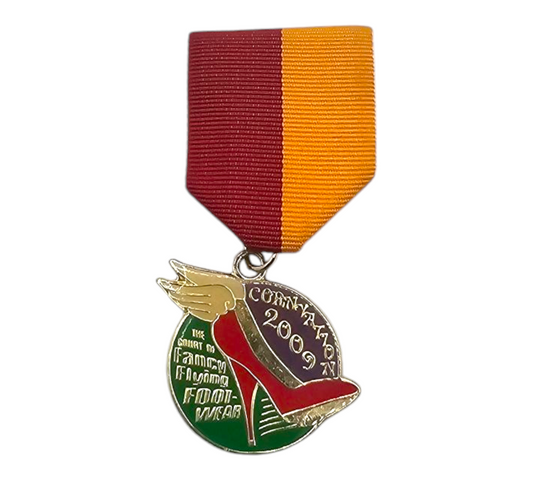 2009 the court of Fancy Flying Footwear Coronation flying heel Fiesta Medal