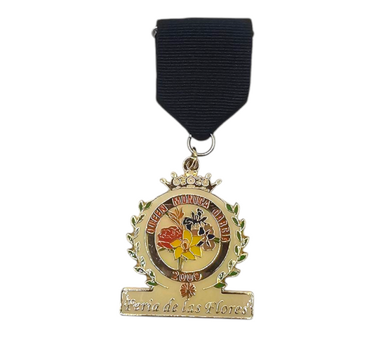 2009 Feria De Las Flores Queen Monica Garcia Fiesta Medal