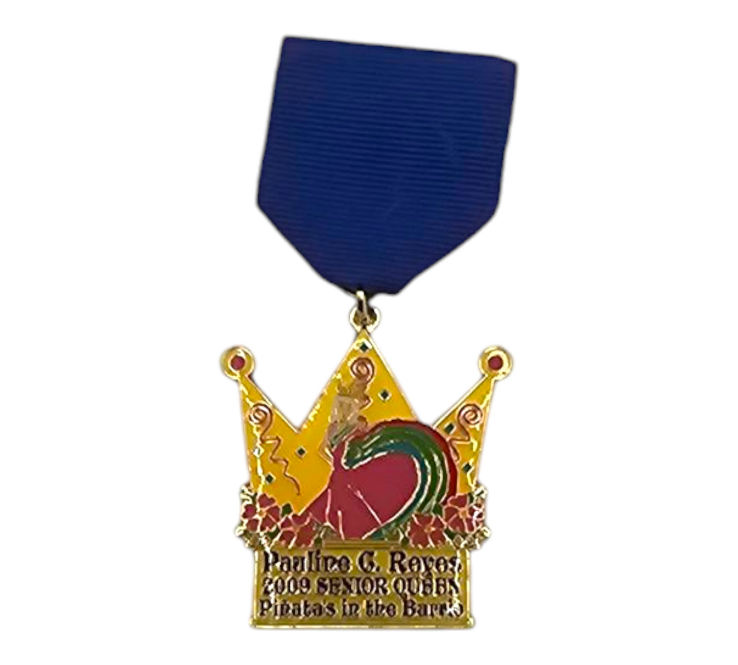 2009 Pauline Reyes Pinatas in the Barrio Queen Fiesta Medal